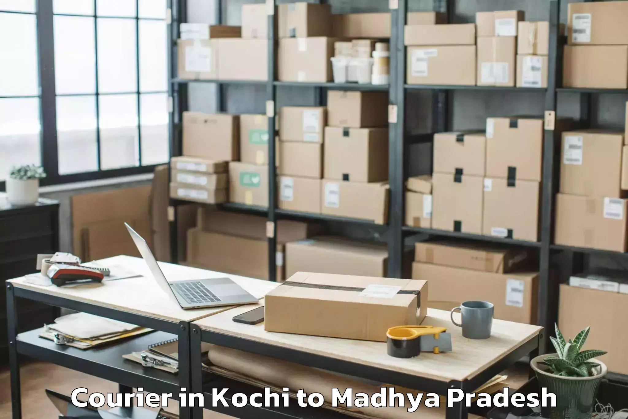 Book Kochi to Unchahara Courier Online